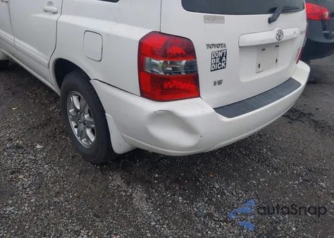 2005 Toyota Highlander Limited from USA, damaged, VIN JTEGP21A650083711